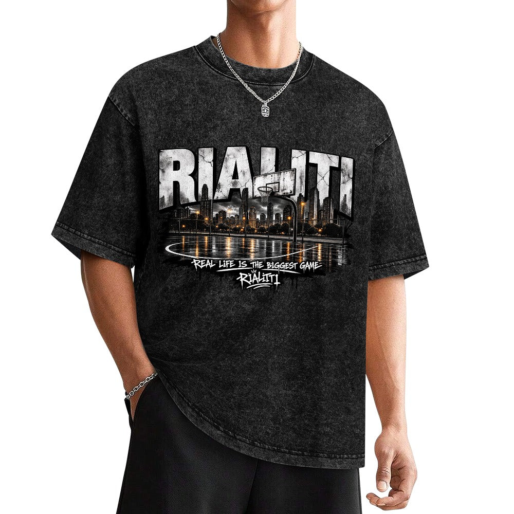 RIALITI "City Loop" Oversized Graphic Tee