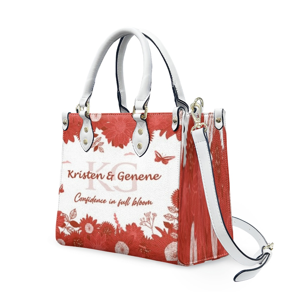 K & G original Red and white Floral Bag w/Wallet