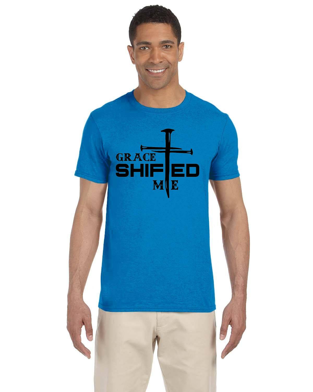 Black print Grace Shifted Me Softstyle T-Shirt