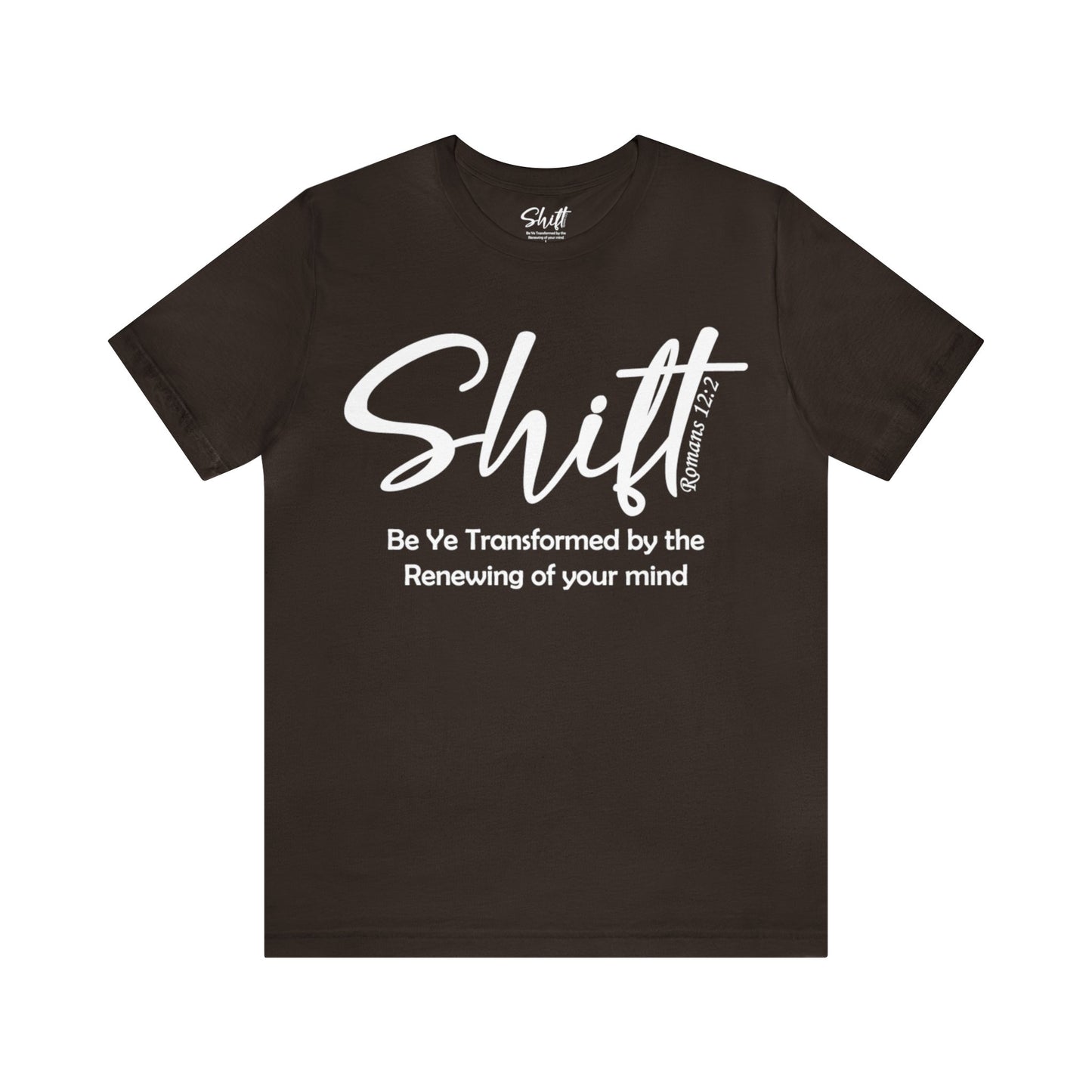 Shift Unisex Short Sleeve Tee white text