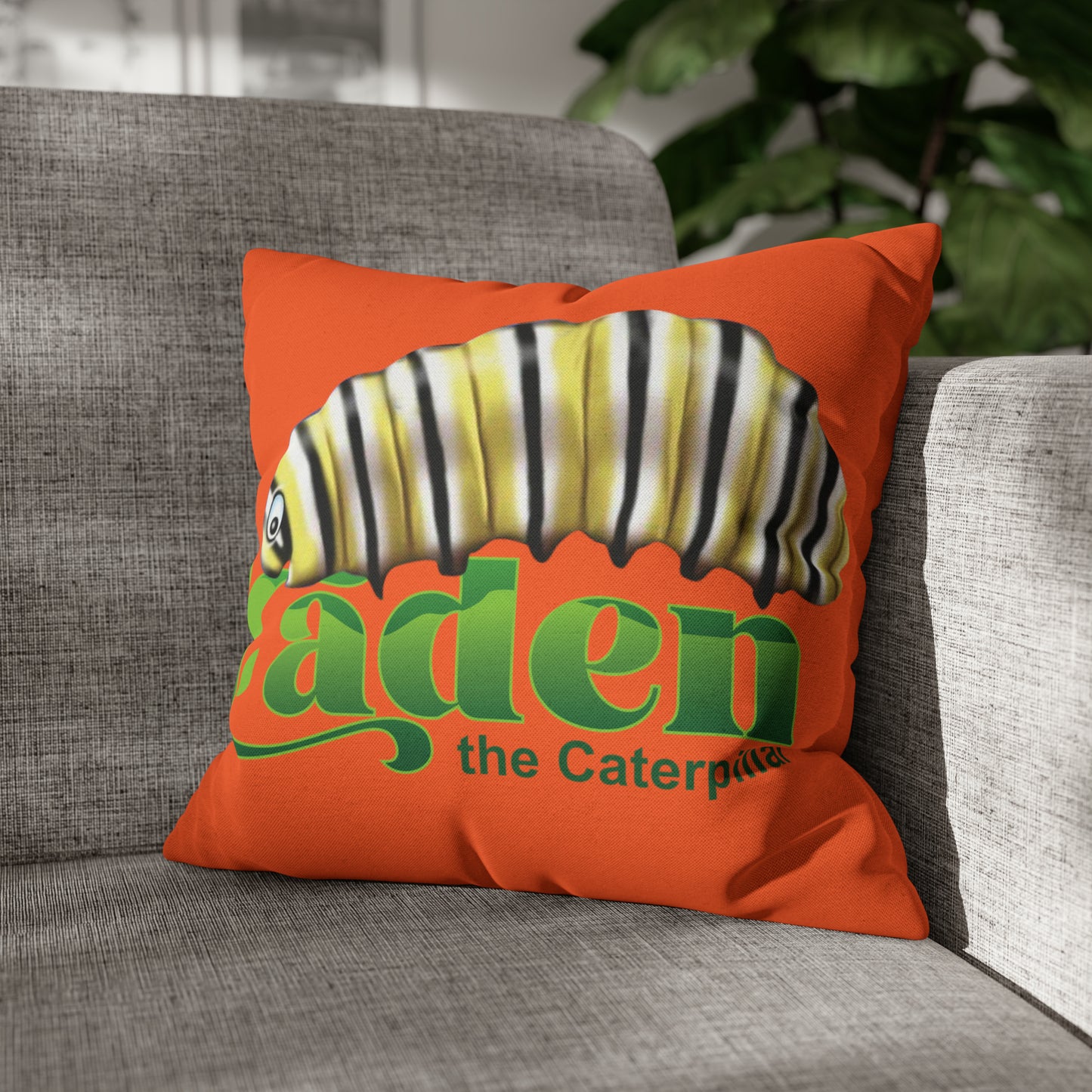 Caden Spun Polyester Square Pillow Case