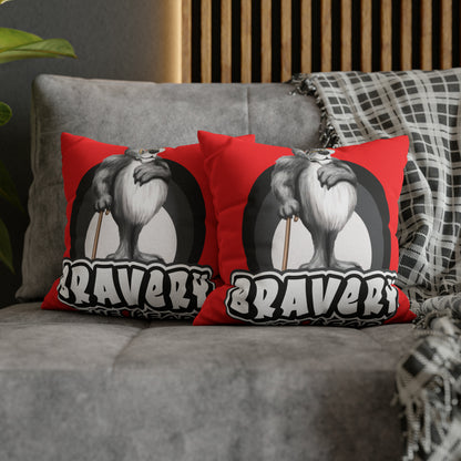 Bravery Spun Polyester Square Pillow Case