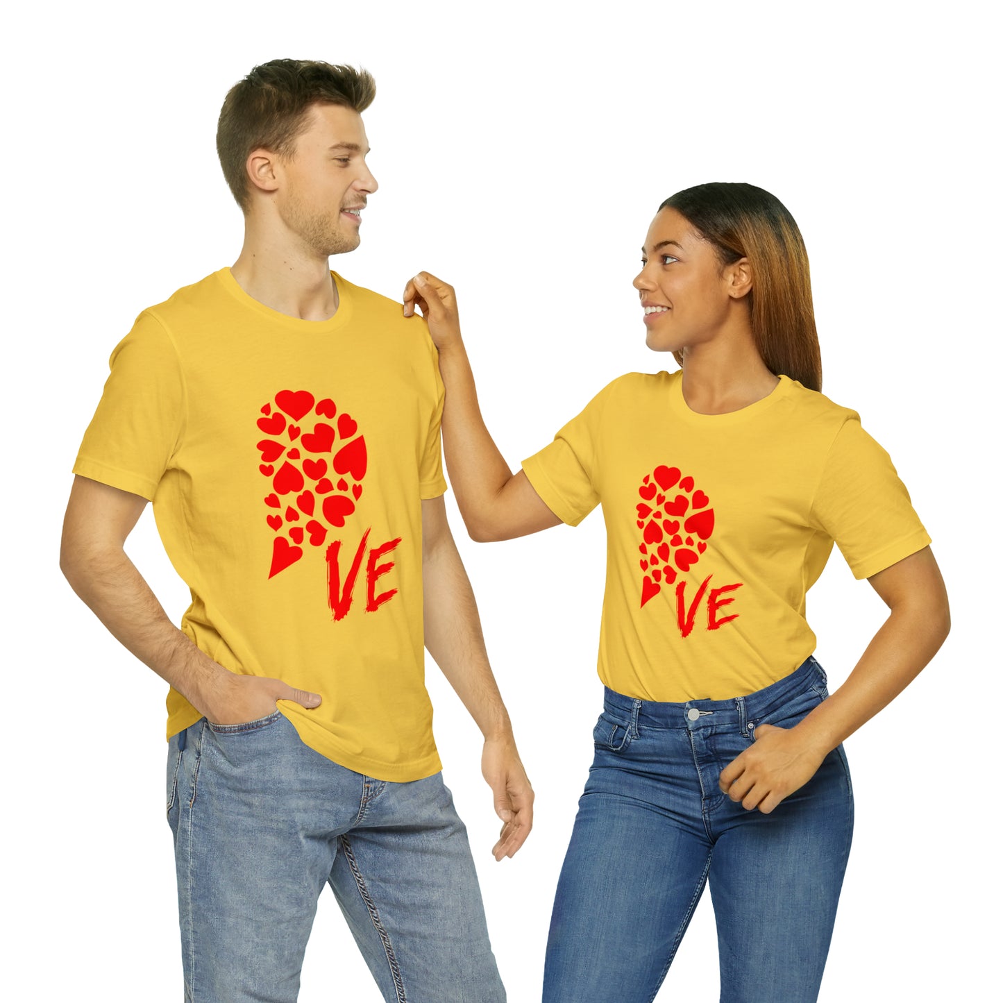 Couples Heart Short Sleeve Tee