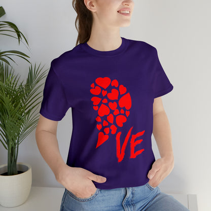 Couples Heart Short Sleeve Tee