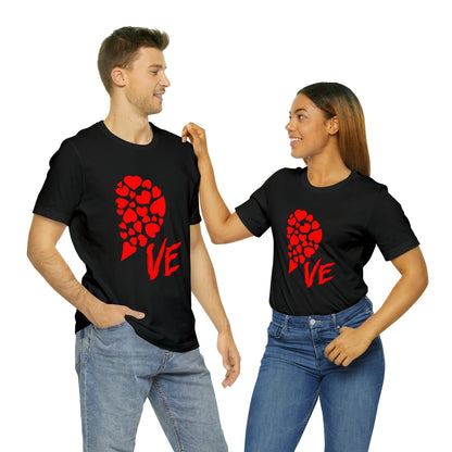 Couples Heart Short Sleeve Tee