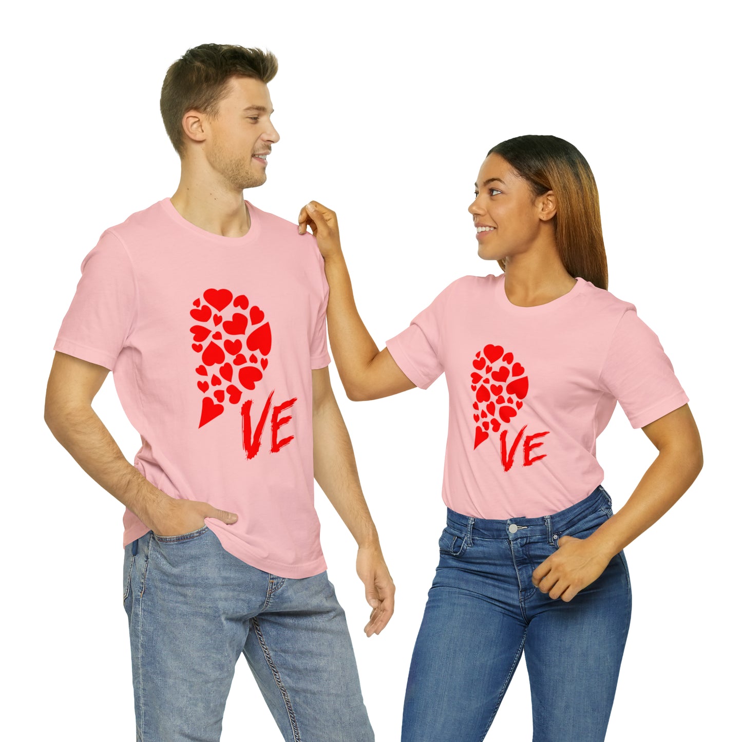 Couples Heart Short Sleeve Tee