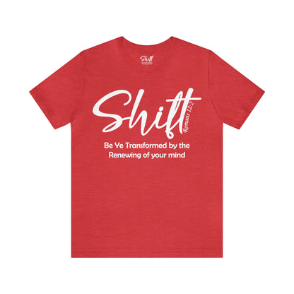 Shift Unisex Short Sleeve Tee white text
