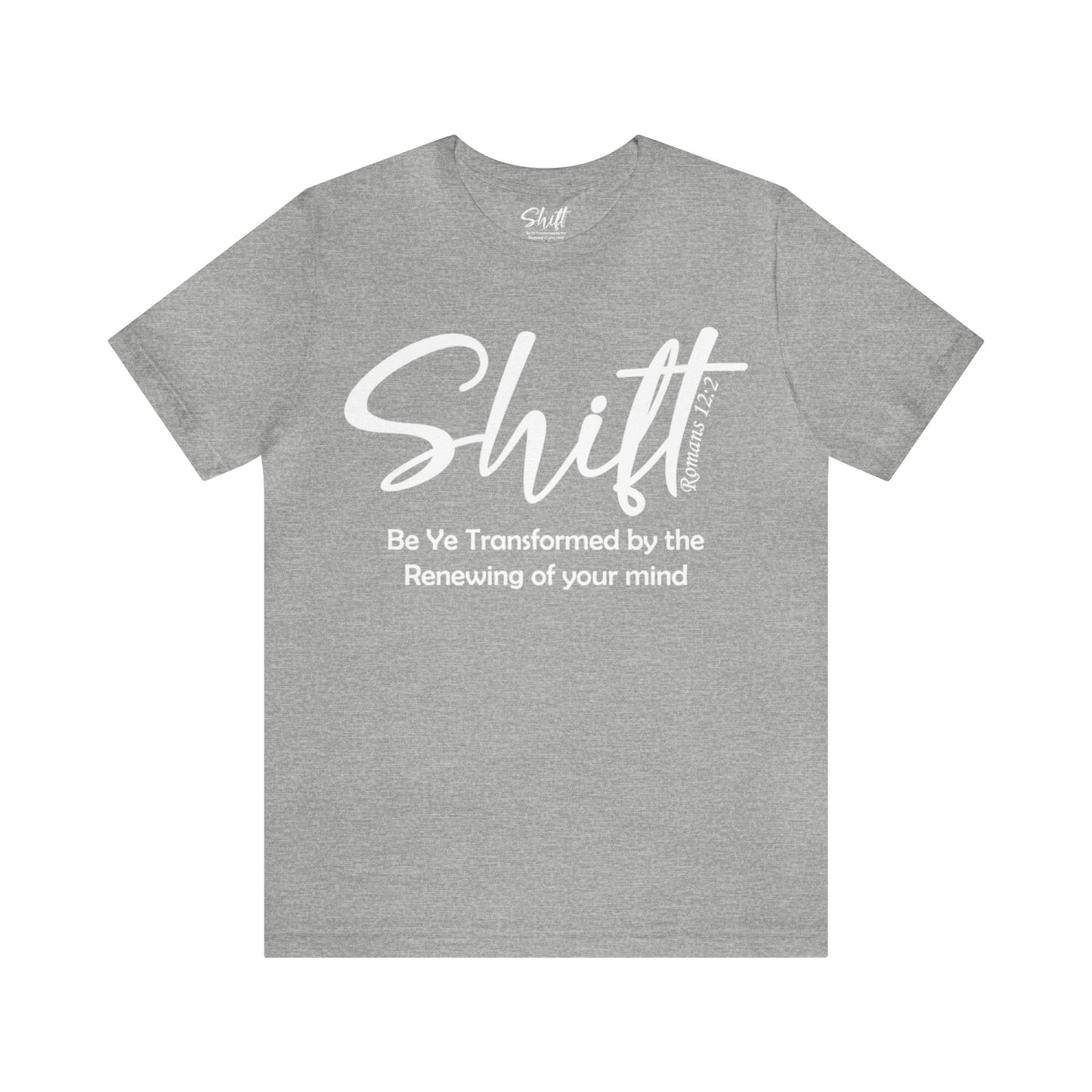 Shift Unisex Short Sleeve Tee white text