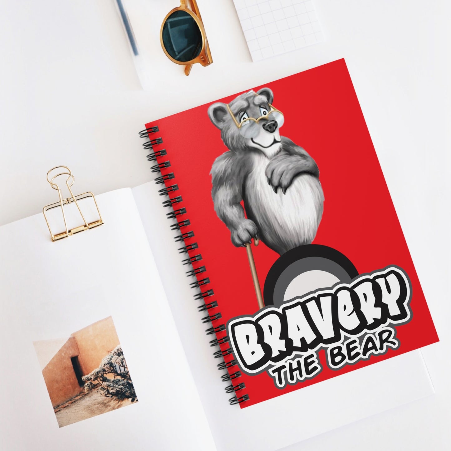 Bravery Spiral Notebook - Ruled Line