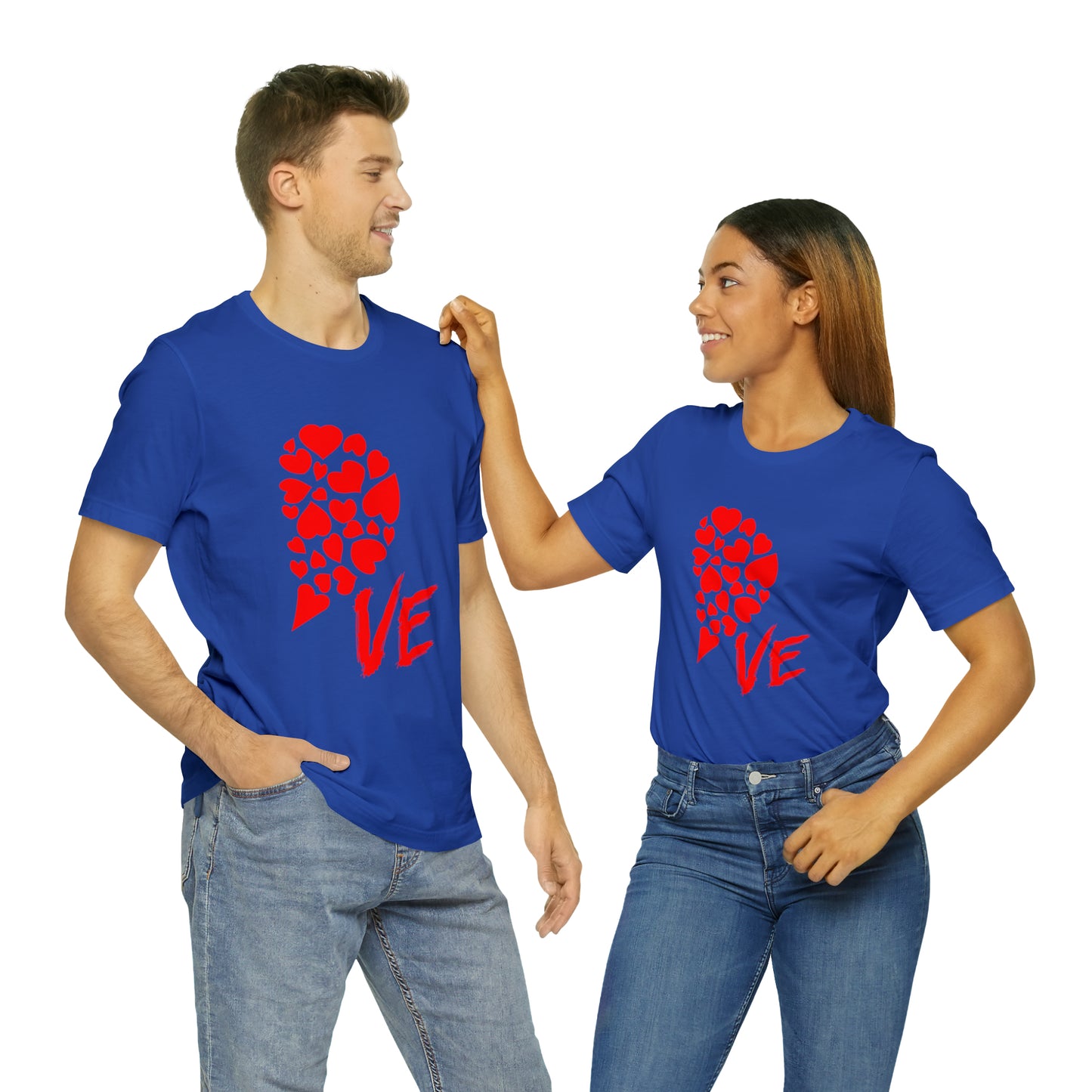 Couples Heart Short Sleeve Tee