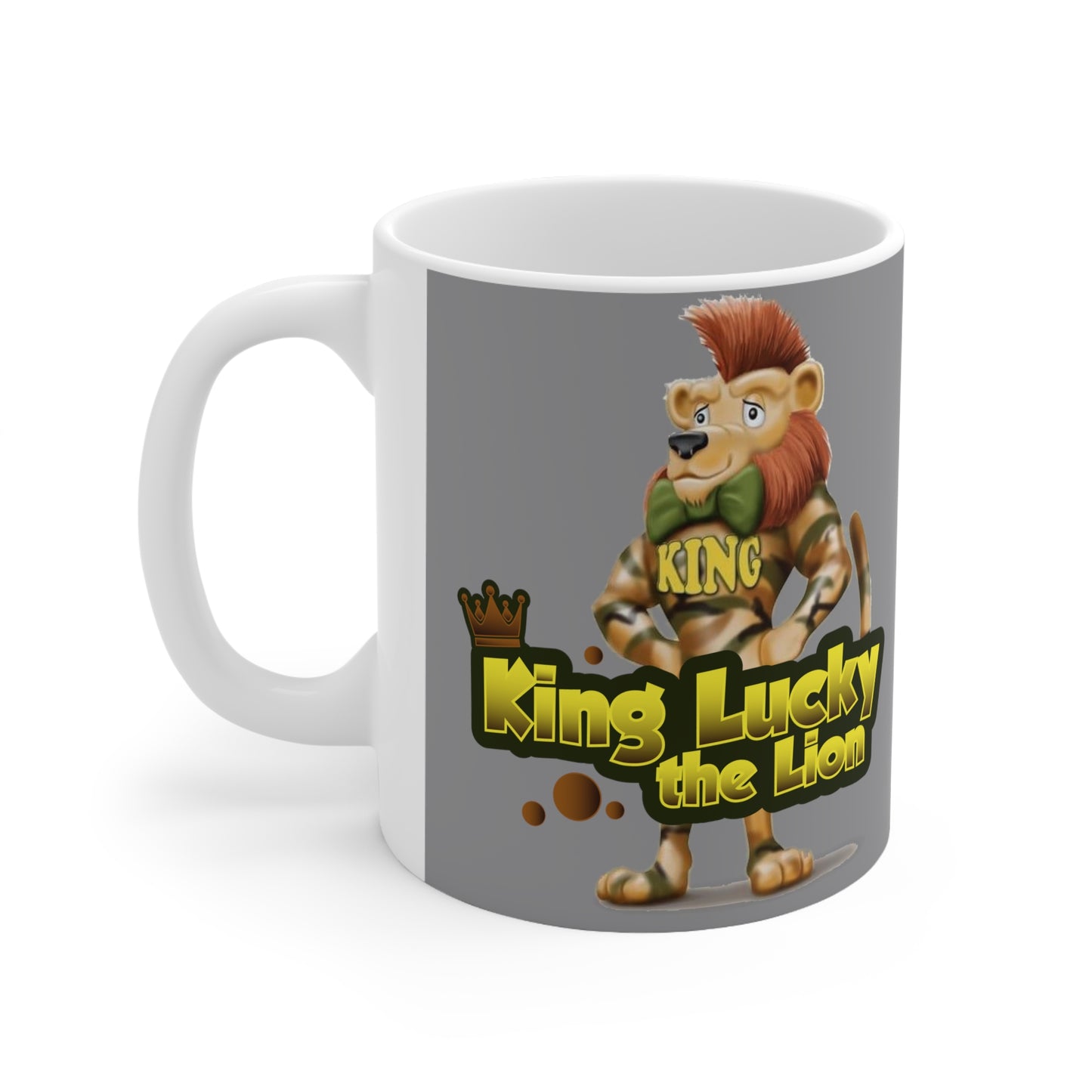 King Lucky Lion Ceramic Mug 11oz