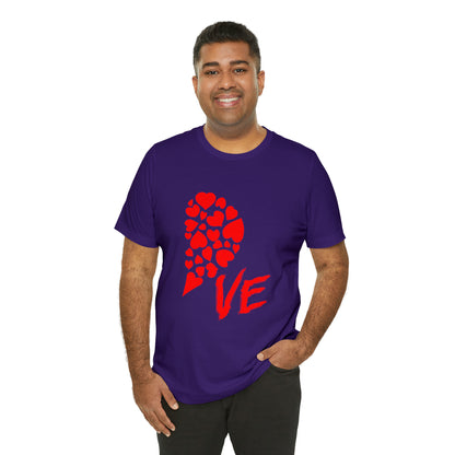 Couples Heart Short Sleeve Tee