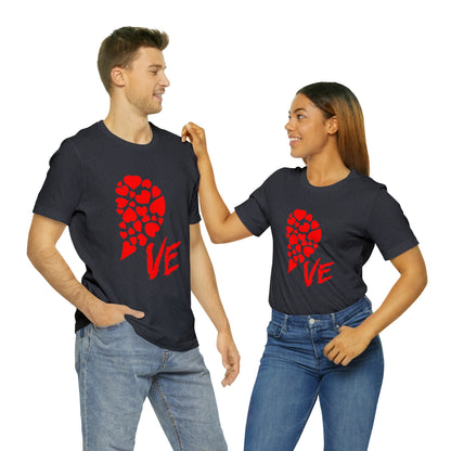 Couples Heart Short Sleeve Tee