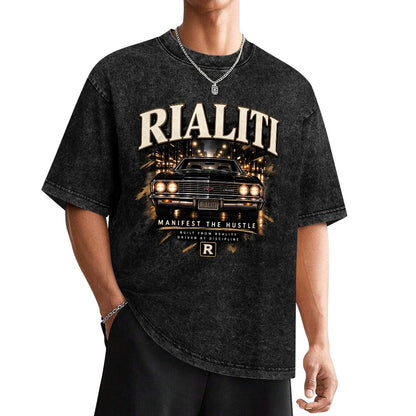 RIALITI "Manifest" Oversized Minimalist Tee