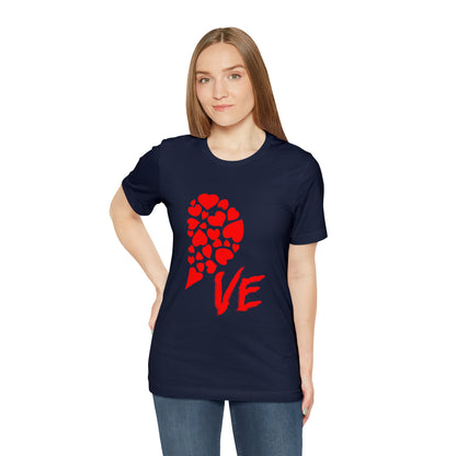 Couples Heart Short Sleeve Tee