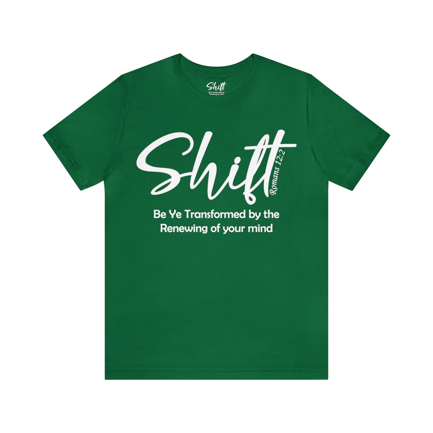 Shift Unisex Short Sleeve Tee white text