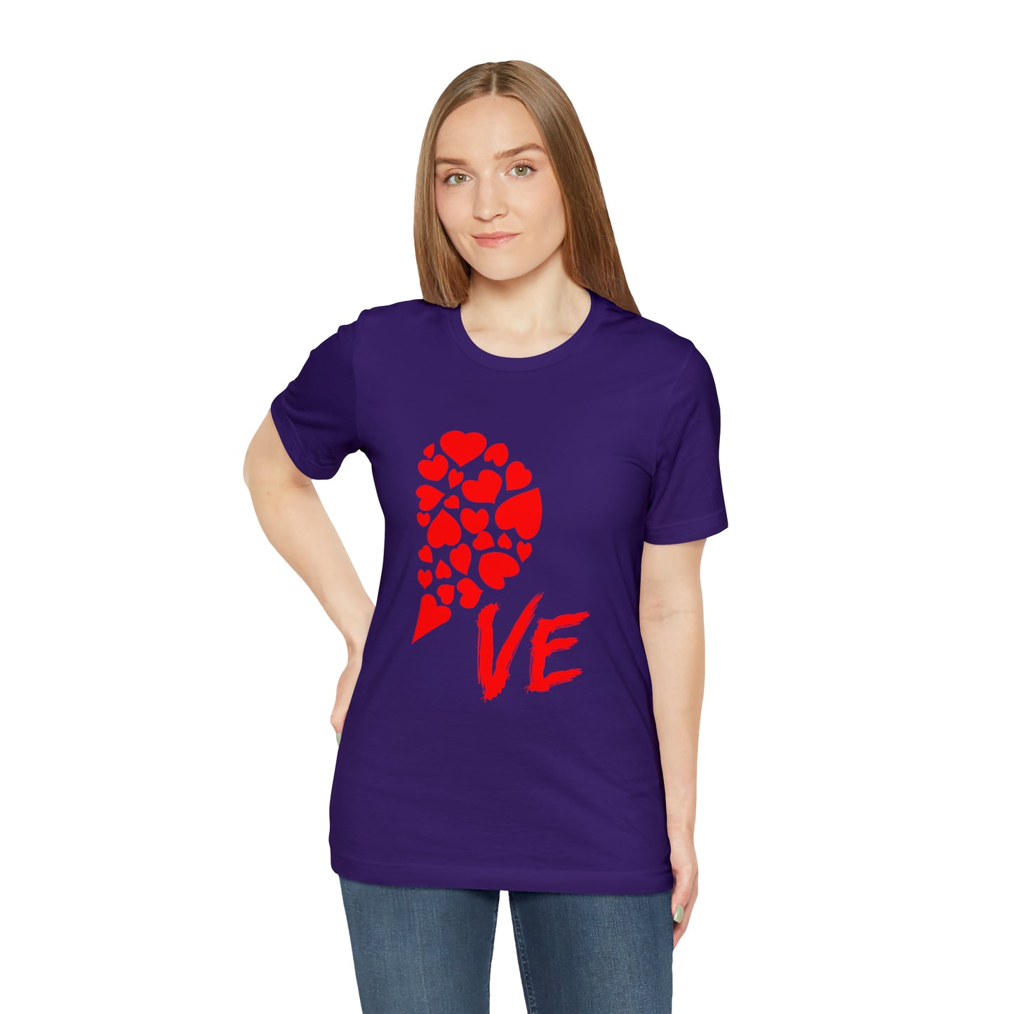 Couples Heart Short Sleeve Tee