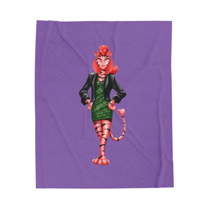 Serenity Velveteen Plush Blanket