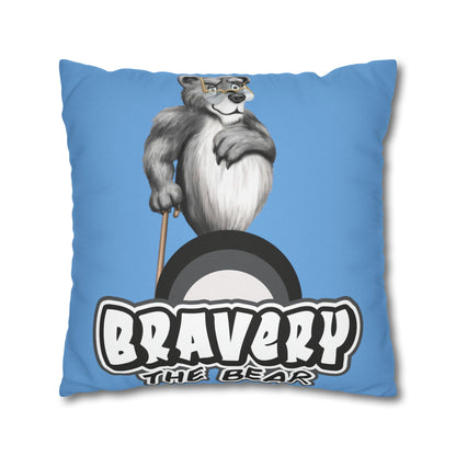 Bravery Spun Polyester Square Pillow Case