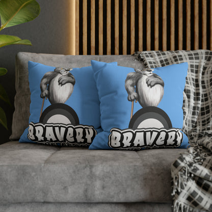 Bravery Spun Polyester Square Pillow Case