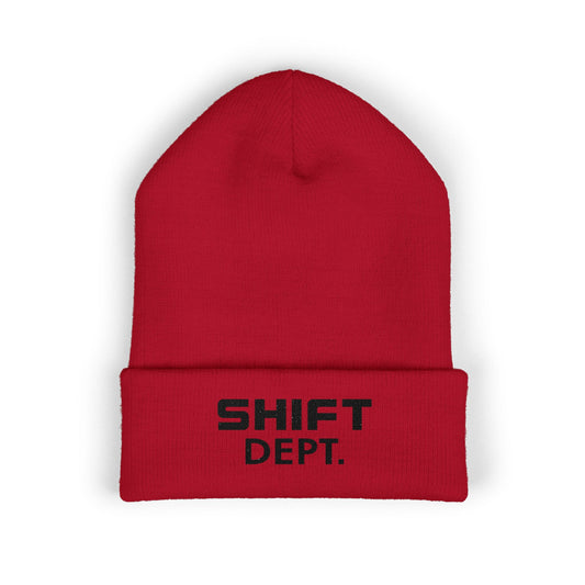 SHIFT Dept Classic Cuffed Beanie (Embroidery)