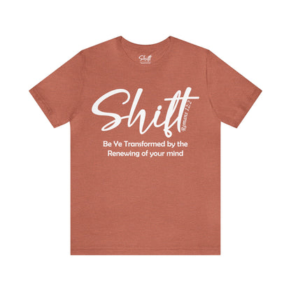 Shift Unisex Short Sleeve Tee white text