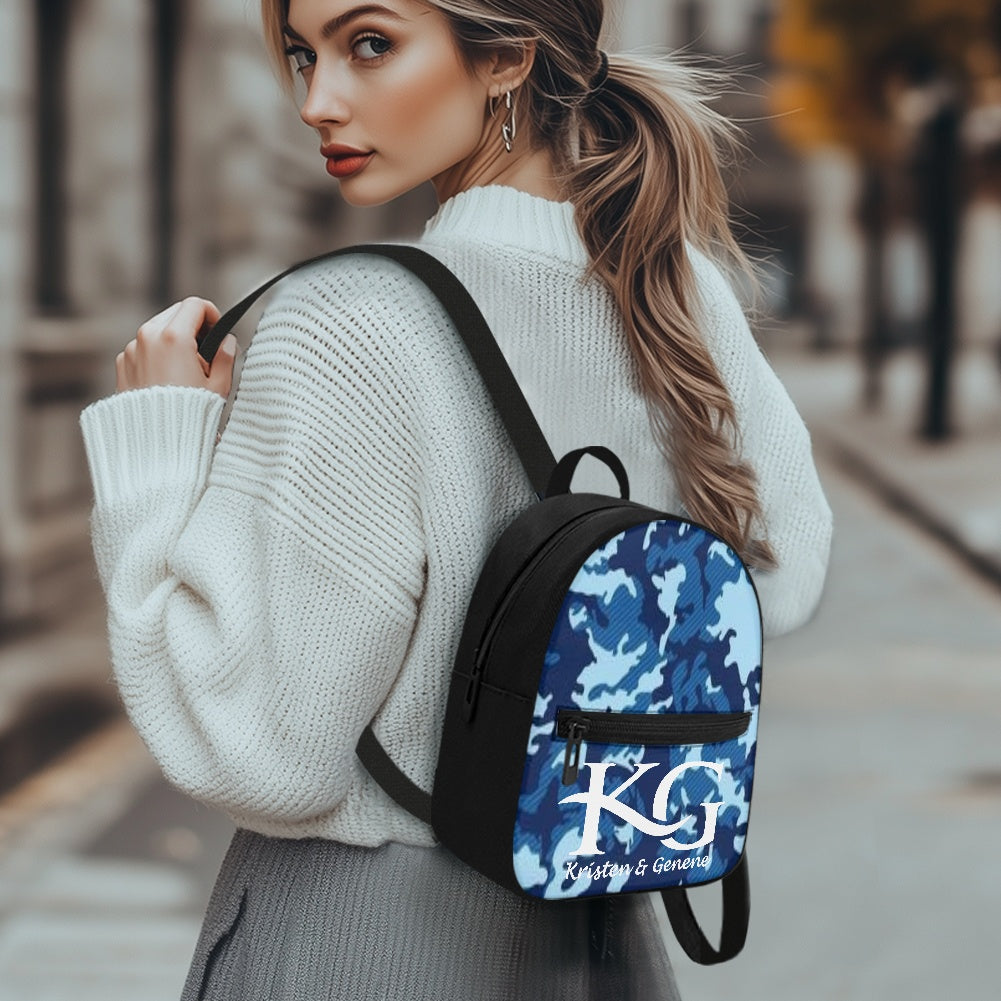 Vibrant Blue with Light Blue and a First-Class Signature Bag