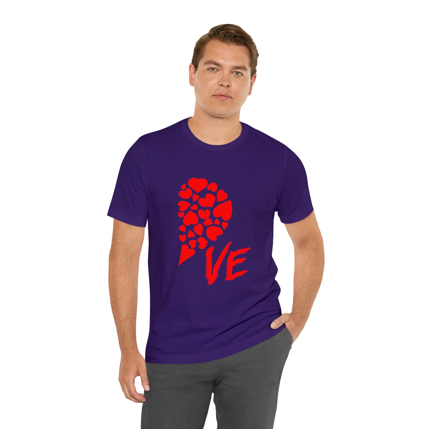 Couples Heart Short Sleeve Tee