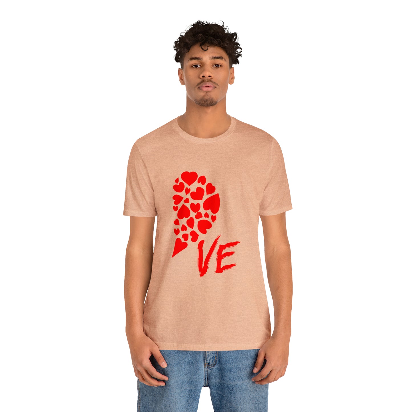 Couples Heart Short Sleeve Tee