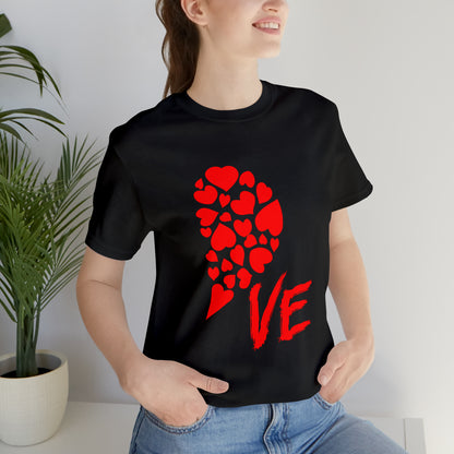 Couples Heart Short Sleeve Tee