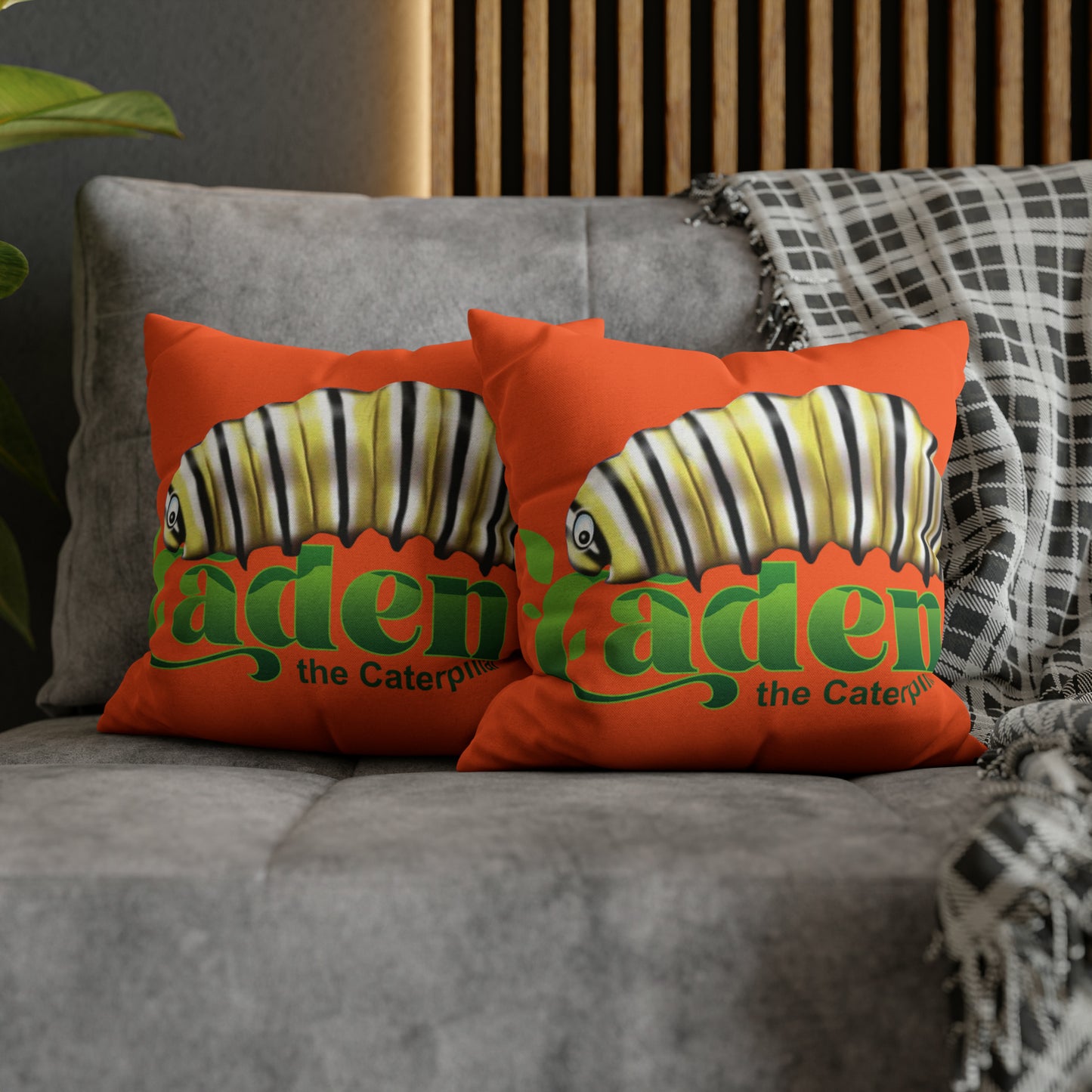 Caden Spun Polyester Square Pillow Case