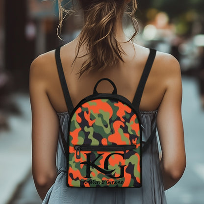 Orange and Black with a Black Classic Signature Bag