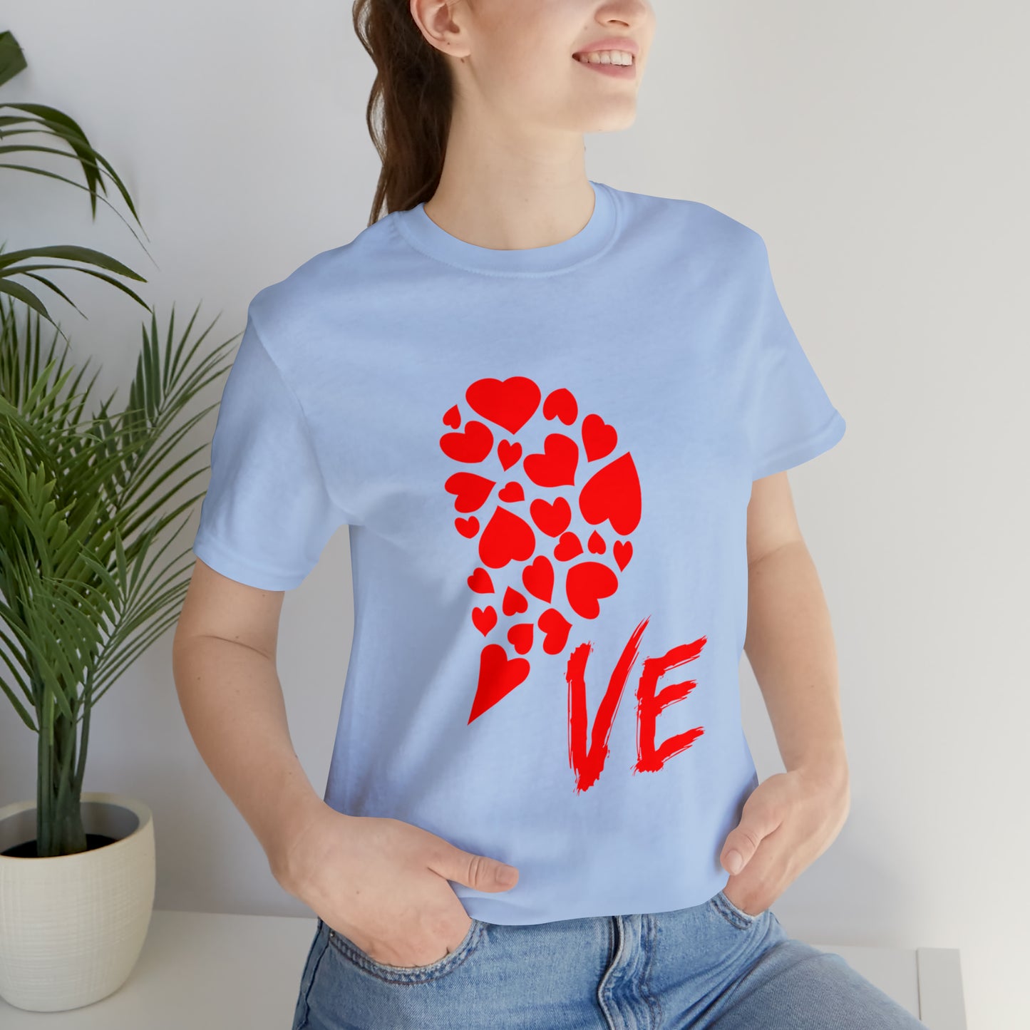 Couples Heart Short Sleeve Tee