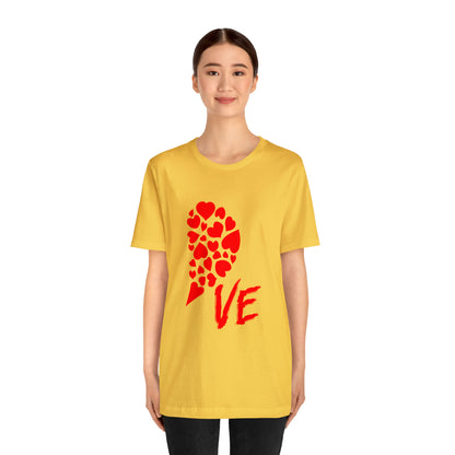 Couples Heart Short Sleeve Tee