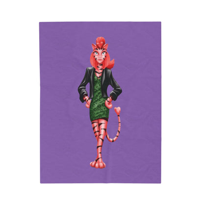 Serenity Velveteen Plush Blanket