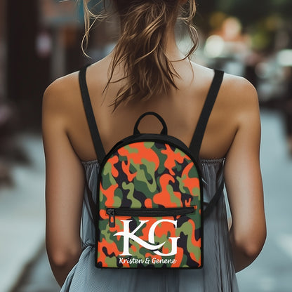 Orange and Winter Green with a Vintage Signature Bag