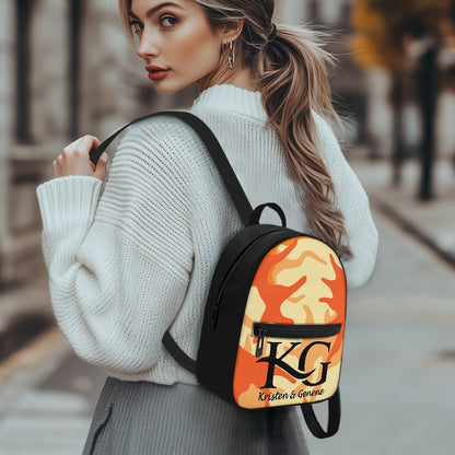 Orange and black Camo Bag