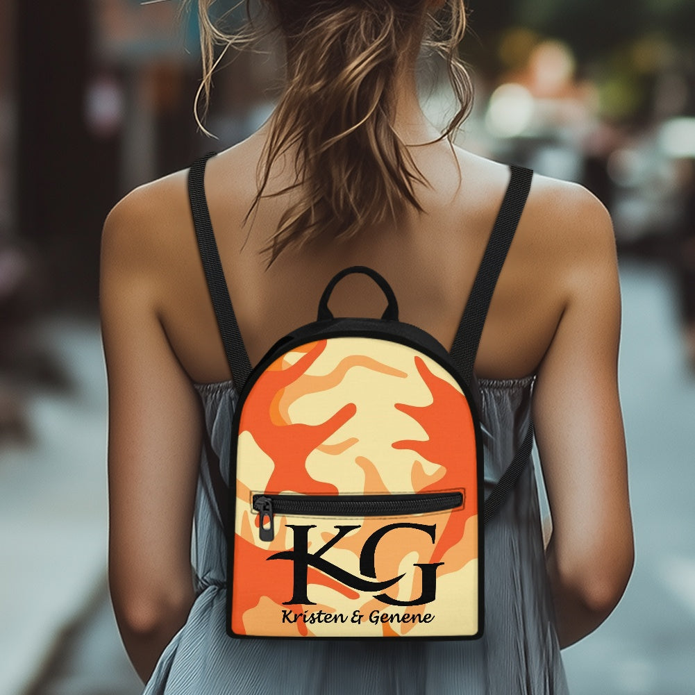 Orange and black Camo Bag