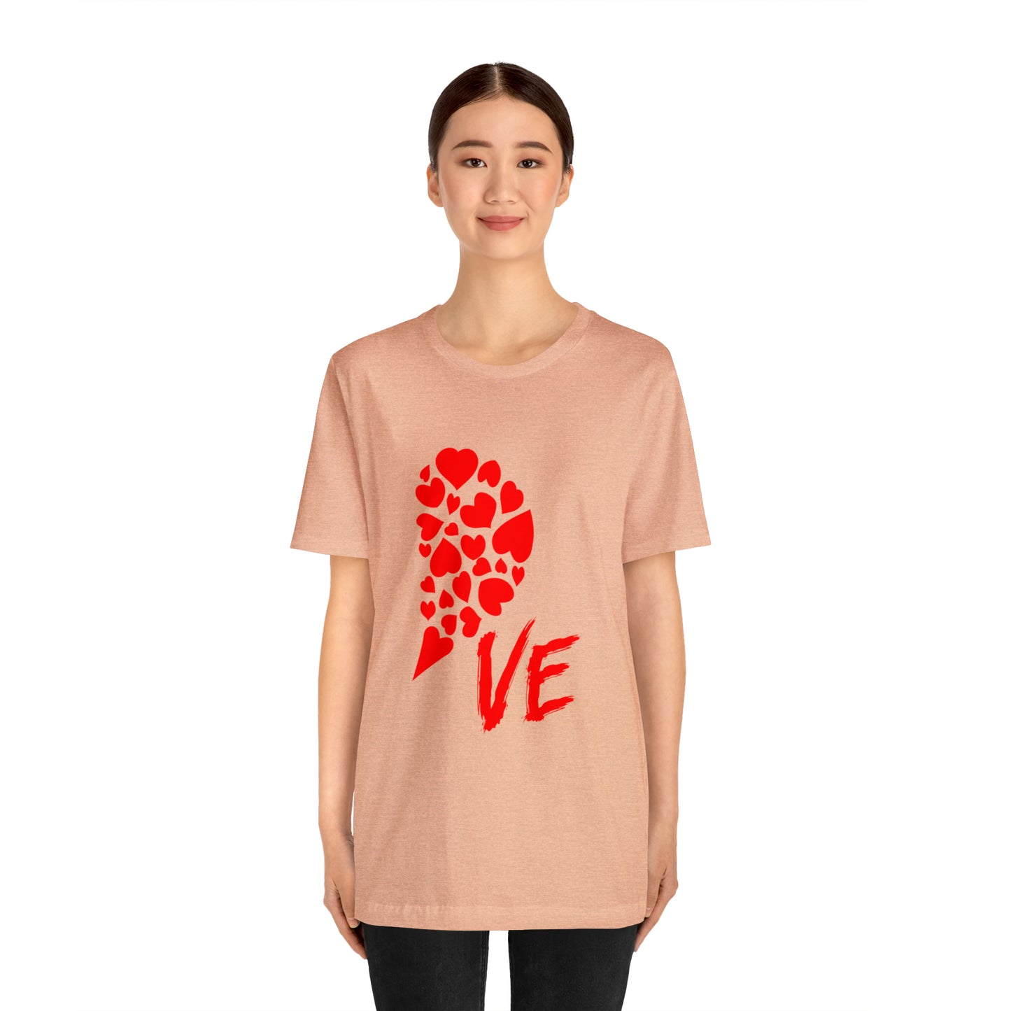 Couples Heart Short Sleeve Tee