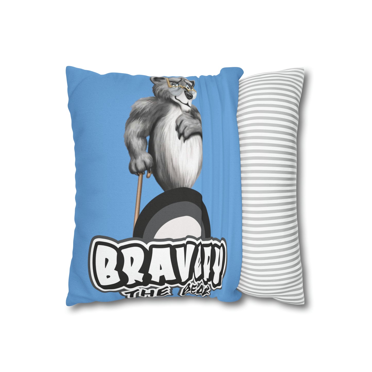 Bravery Spun Polyester Square Pillow Case