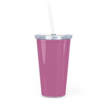 Bravery Plastic Tumbler with Straw