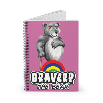 Bravery Spiral Notebook - Ruled Line