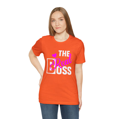 The Real Boss Short Sleeve Tee