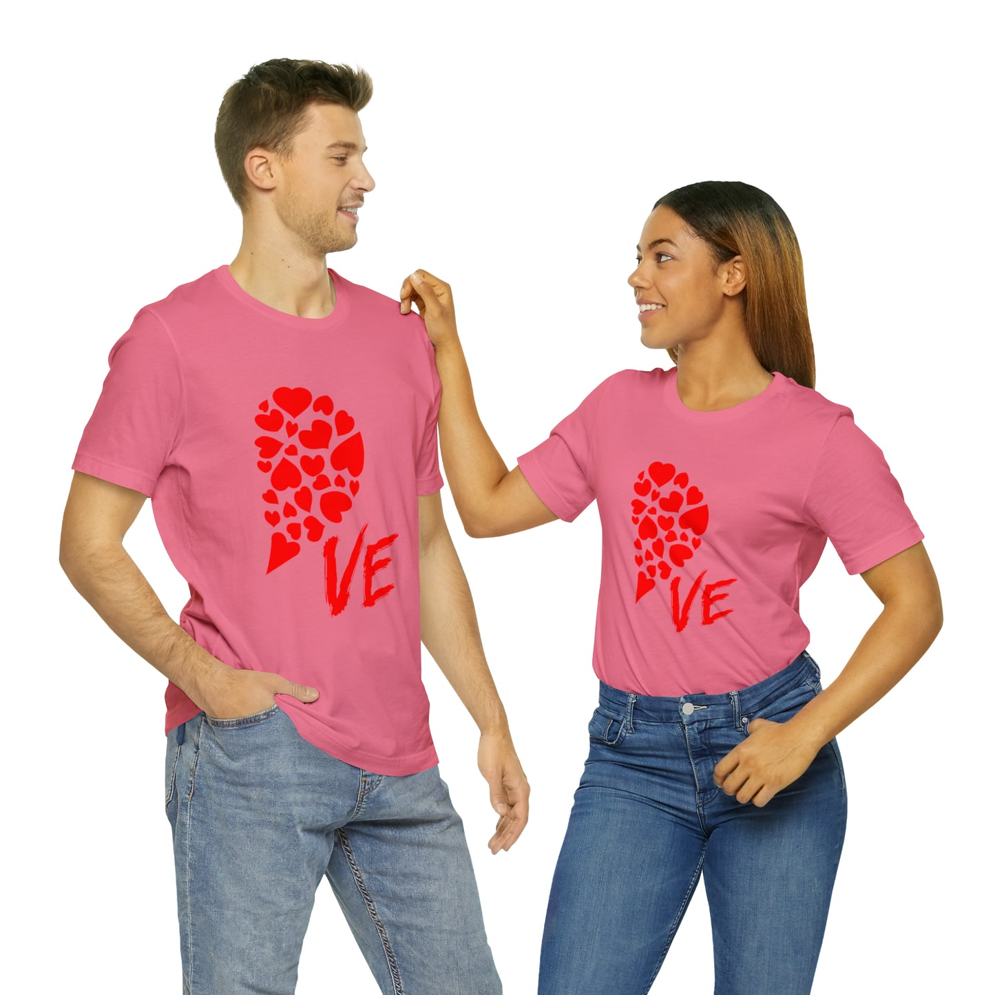 Couples Heart Short Sleeve Tee