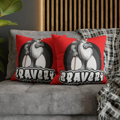 Bravery Spun Polyester Square Pillow Case