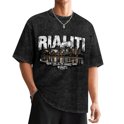 RIALITI "City Loop" Oversized Graphic Tee