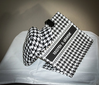 Black & White Large Canvas Bag – Personalized Power shift