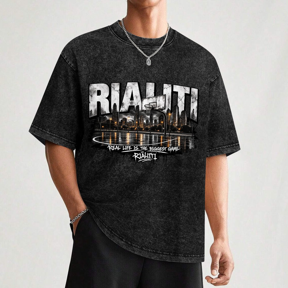 RIALITI "City Loop" Oversized Graphic Tee