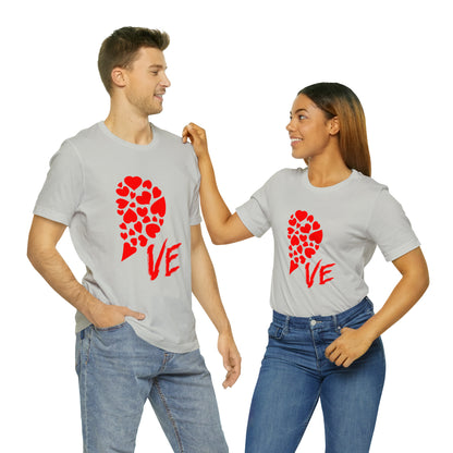Couples Heart Short Sleeve Tee