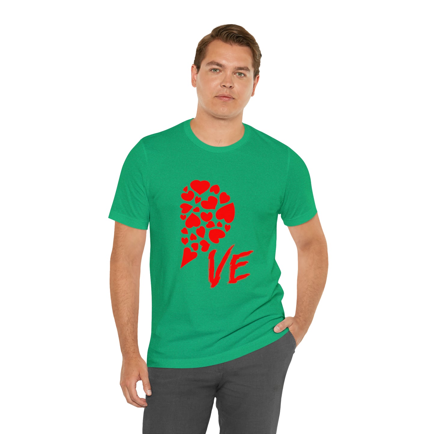 Couples Heart Short Sleeve Tee